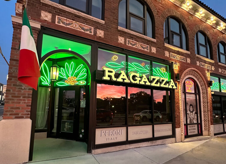 Exterior view of Ragazza restaurant