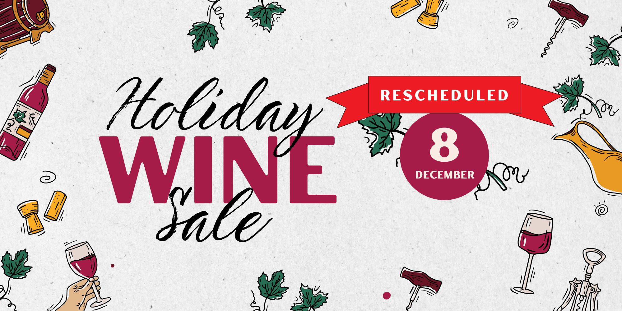 Ragazza Holiday Wine Sale - rescheduled to December 8, 2025
